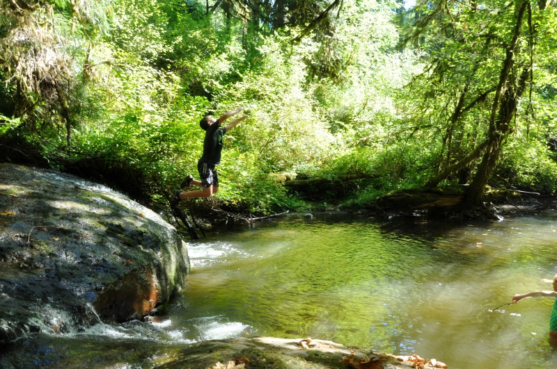 Jumping Off Rocks @ Mt. Hope Chronicles