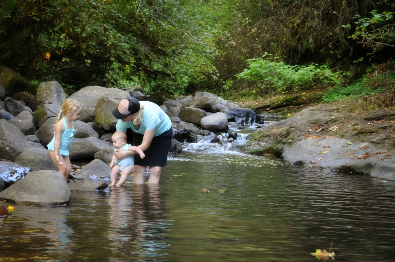 Dipping Baby Toes