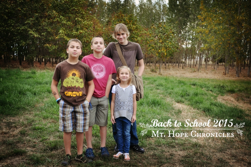 Back to School @ Mt. Hope Chronicles